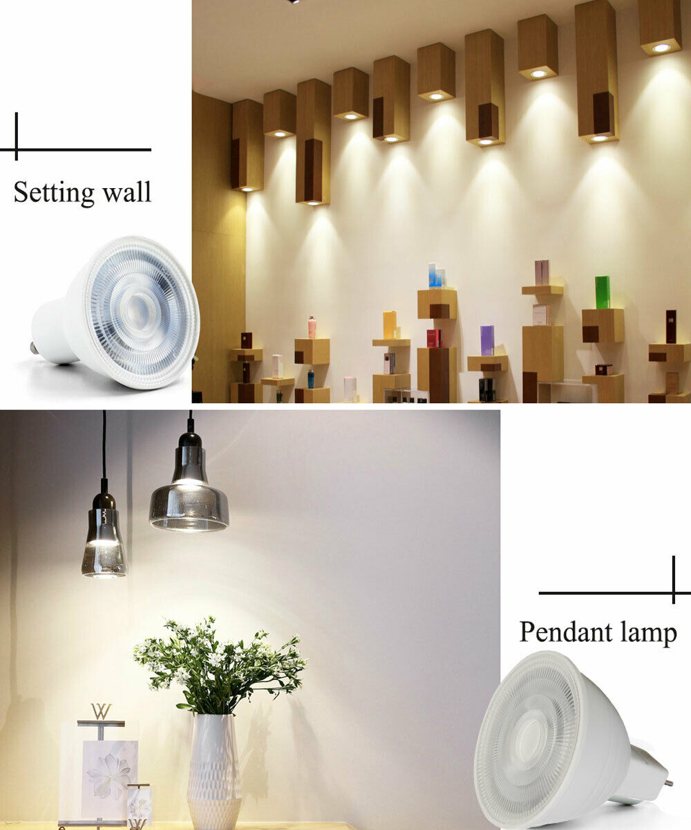 Dimmable 5pcs GU10 MR16 GU5.3 LED Spotlight 7W 220V 110V COB Light Bulb Super Bright Table Lamp Downlight Cool White Warm White