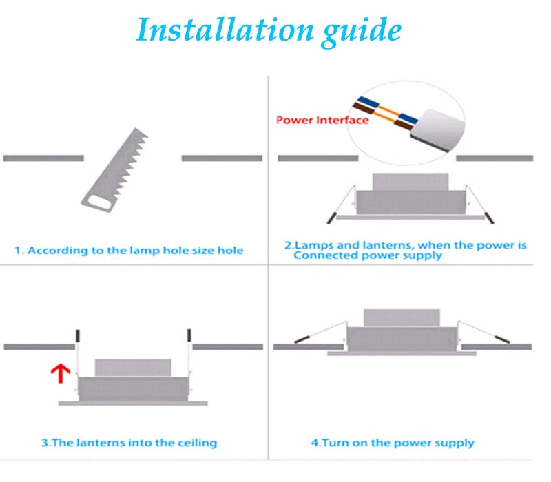 LED Downlight 3W 5W 7W 9W 12W 15W 18W Round Recessed Lamp 220V 230V 240V Led Bulb Bedroom Kitchen Indoor LED Spot Lighting