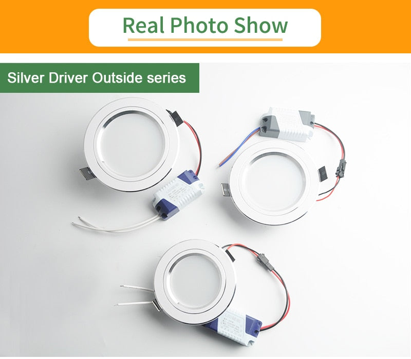 Kaguyahime 220V 110V Aluminum LED Downlights 3W 5W 10W 15W Led Lamp Living Room High Bright LED Spot Down Light Indoor Lighting