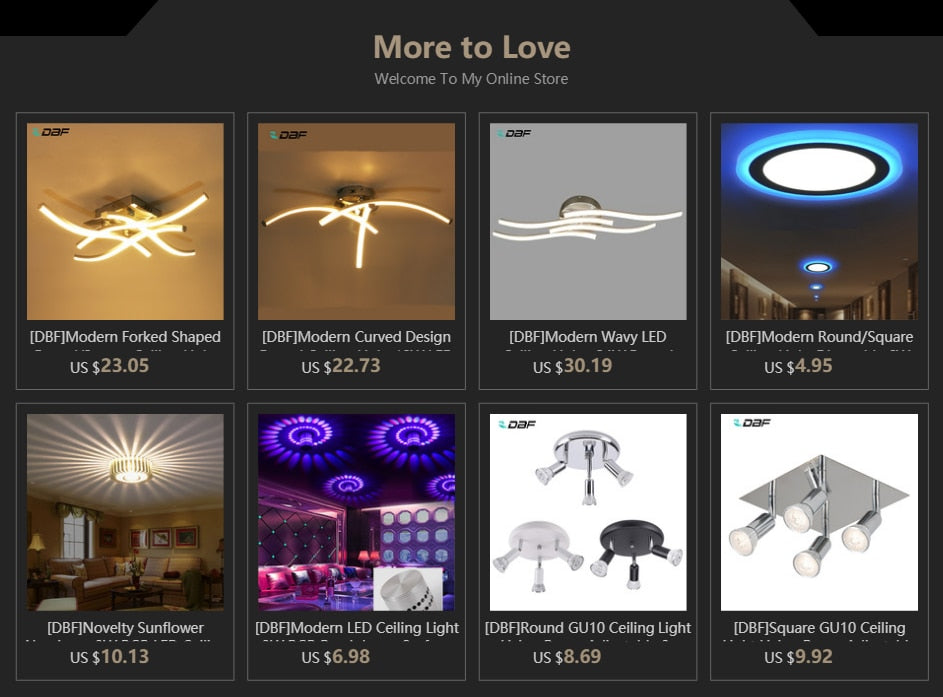 DBF Novelty Sunflower Aluminum 3W RGB LED Ceiling Light Surface Mount/Embeded LED Ceiling Light for KTV Bar Corridor Home Decor