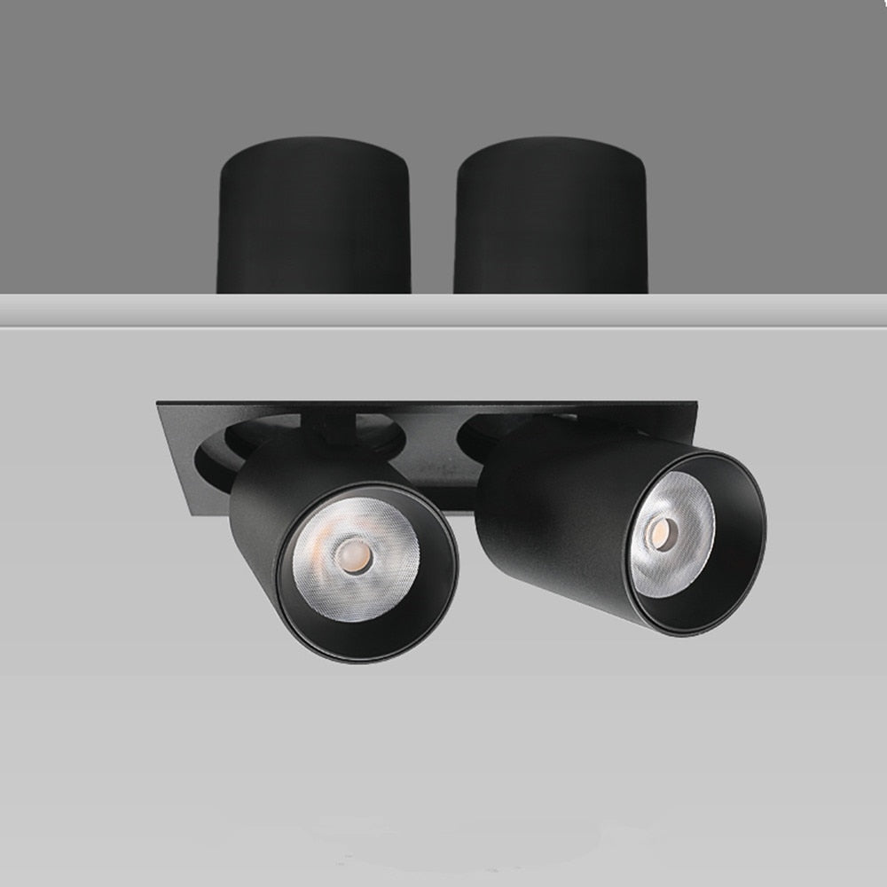 Led Recessed Downlight Stretchable led spot light 360 Degree Rotate led Ceiling lamp For Clothes Store light