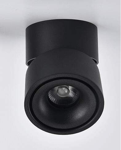 YRANK 10W 15W 20W COB LED Downlights Ceiling Lamps 360 Degree Rotation Adjustable Surface Mounted Dimmable AC110-220V