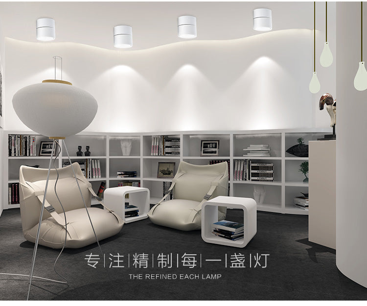 YRANK 10W 15W 20W COB LED Downlights Ceiling Lamps 360 Degree Rotation Adjustable Surface Mounted Dimmable AC110-220V