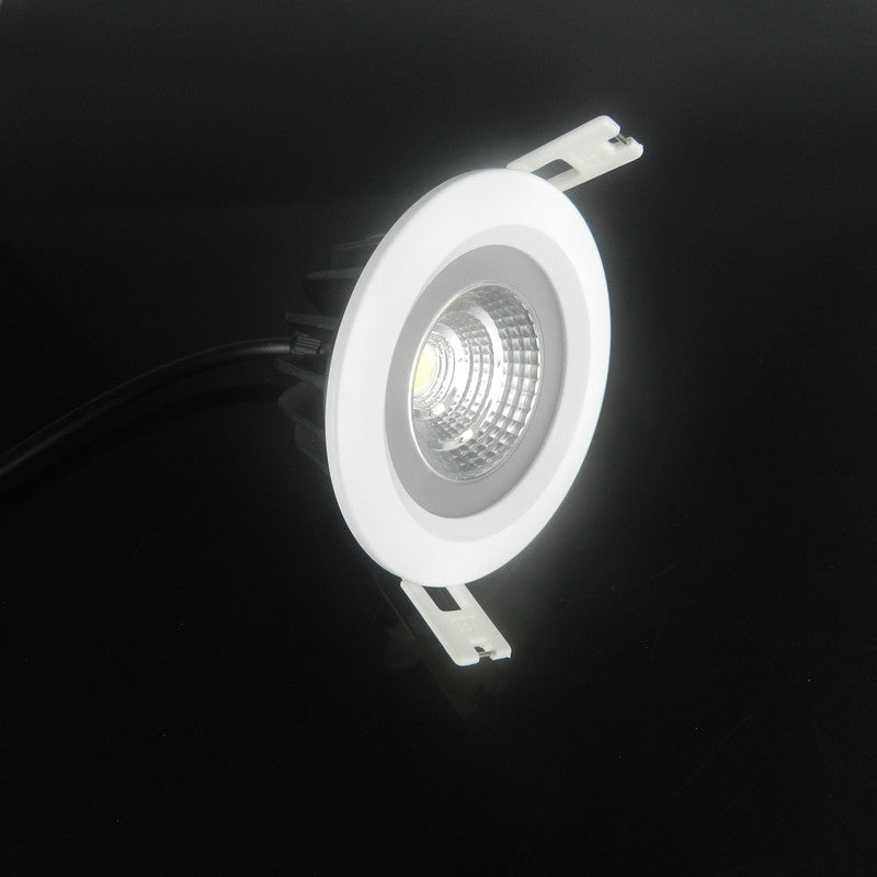 Dimmable COB LED Ceiling down Light round Recessed Led Downlight IP65 Waterproof 5w 7w 9w 12w AC220-265V home decor lighting