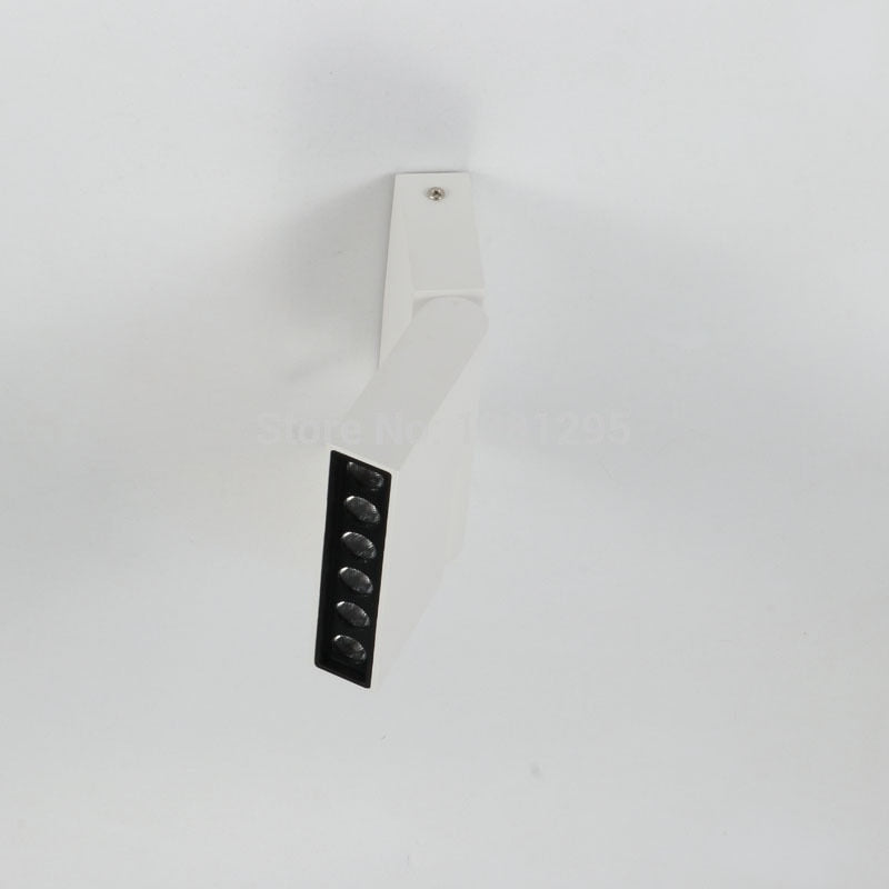 LED Surface Mounted 1PCS Downlight Spotlight 12W Black White Rotatable 3000K 4000K 6000K Home Lamp Adjustable Ceiling Spot Light