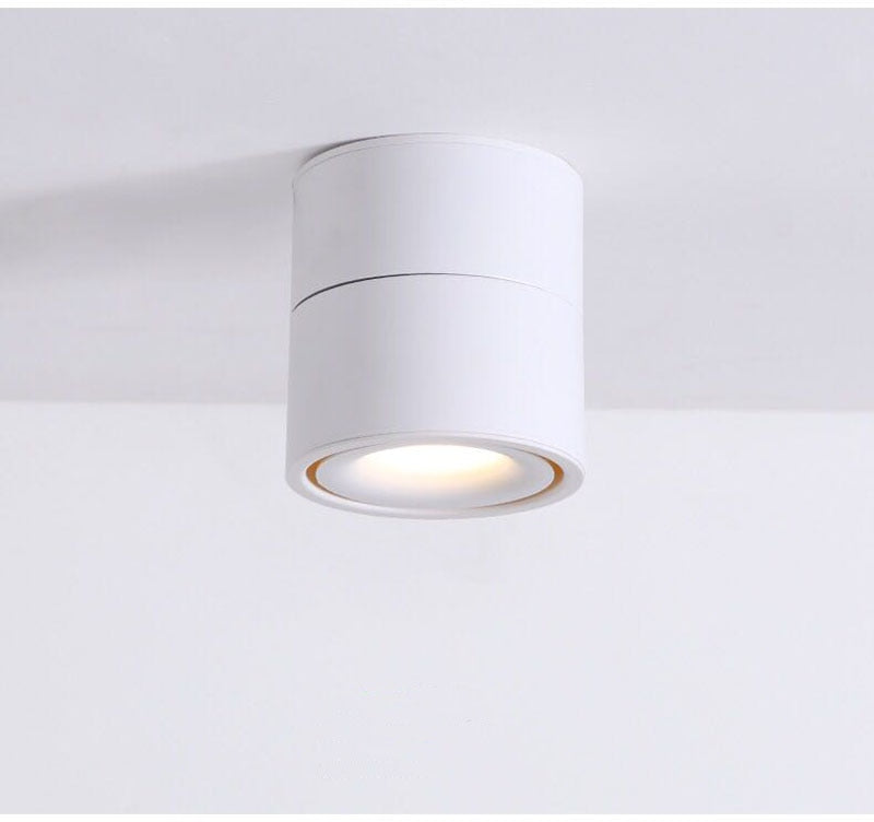 Foldable 360-degree rotating surface mounted LED downlight ceiling light AC85-265V 5W 7W 10W 12W LED ceiling spotlight dimmable