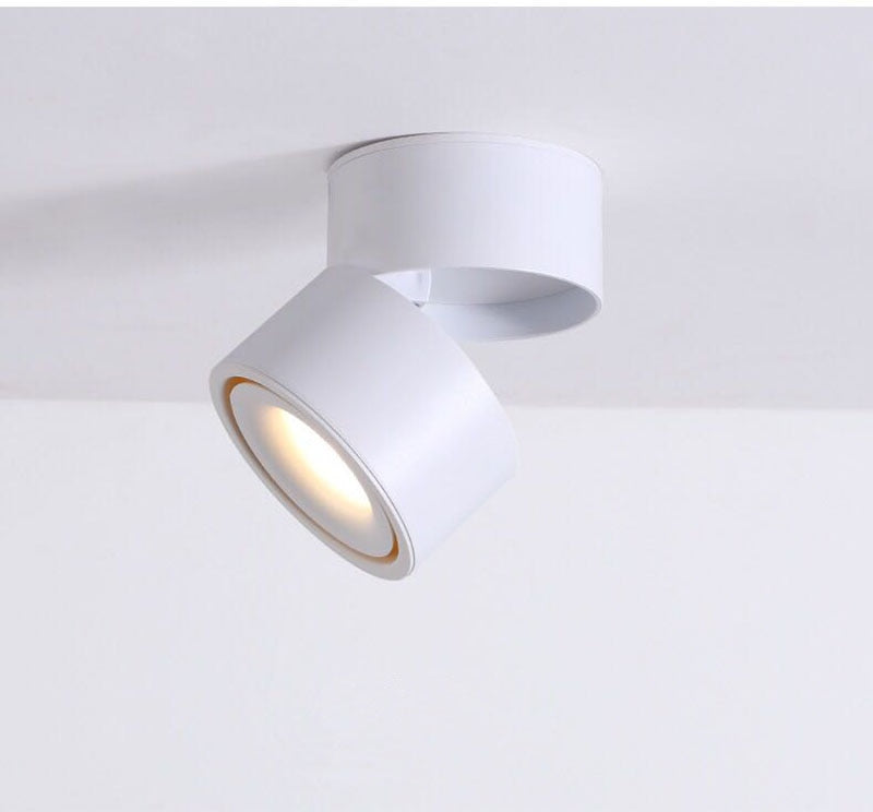 Foldable 360-degree rotating surface mounted LED downlight ceiling light AC85-265V 5W 7W 10W 12W LED ceiling spotlight dimmable