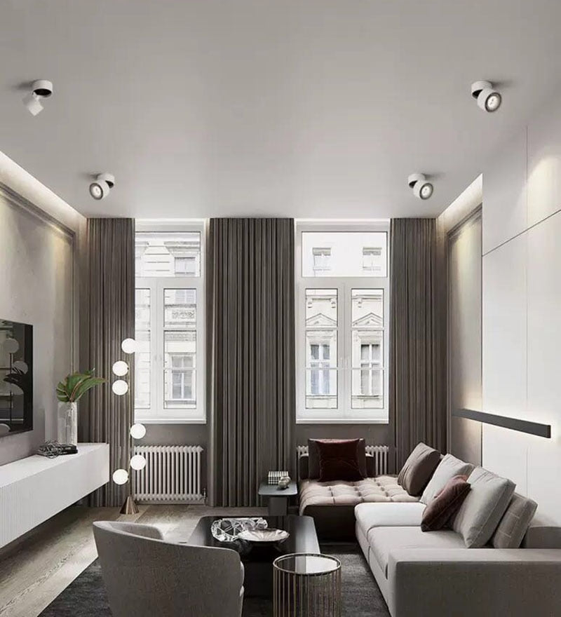 Foldable 360-degree rotating surface mounted LED downlight ceiling light AC85-265V 5W 7W 10W 12W LED ceiling spotlight dimmable