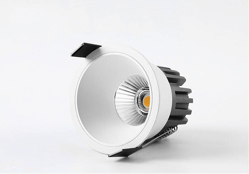 Super Bright Recessed Dimmable LED Downlight COB 7W 10W 12W Warm White Nature White Cold White Recessed LED Lamp Spot Light