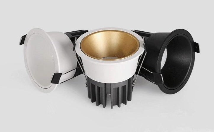 Super Bright Recessed Dimmable LED Downlight COB 7W 10W 12W Warm White Nature White Cold White Recessed LED Lamp Spot Light