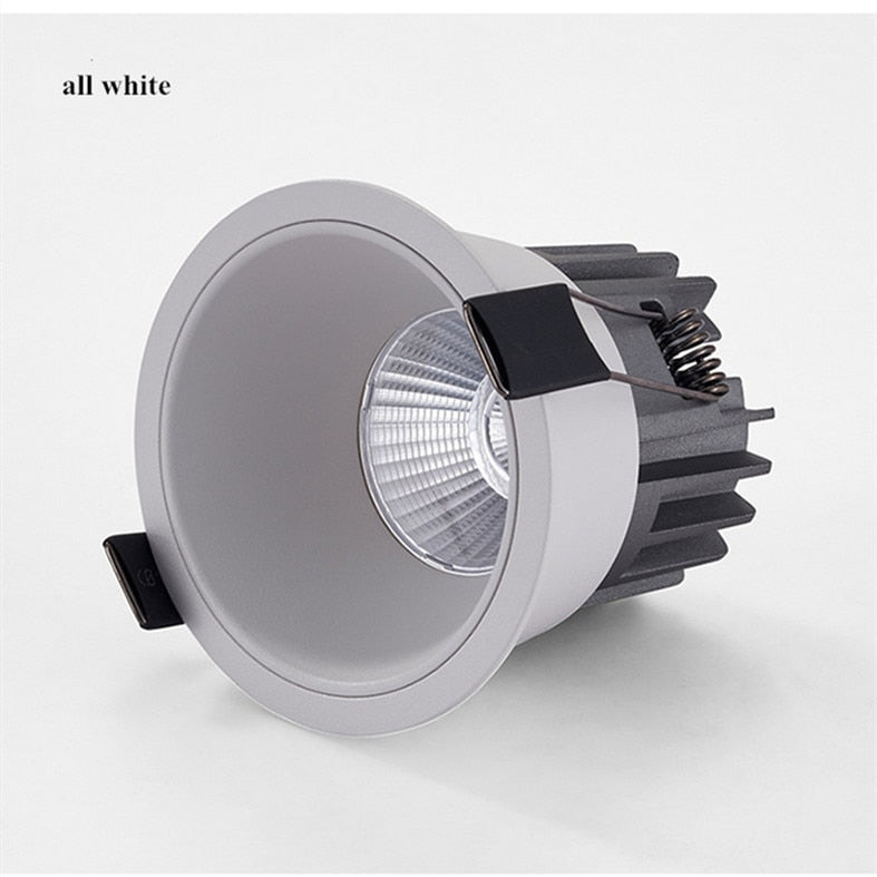 Super Bright Recessed Dimmable LED Downlight COB 7W 10W 12W Warm White Nature White Cold White Recessed LED Lamp Spot Light