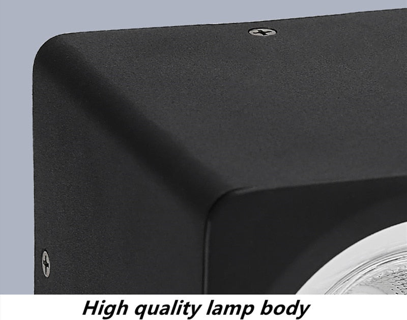 LED Downlight 1pcs Super Brightness AC85-265V Square Surface Mounted LED COB Dimmable Downlights 7W/9W/12W LED Ceiling Lamp Spot Light