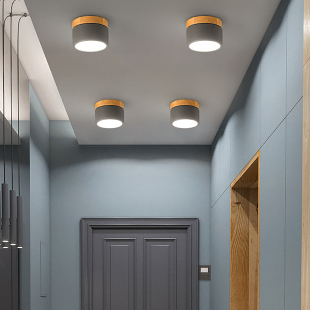 LED Downlight 7W/15W LED Ceiling Light Macaron Style Modern Colour Led Ceiling Lights Home Lighting Lamps Fixtures Lampshade D30