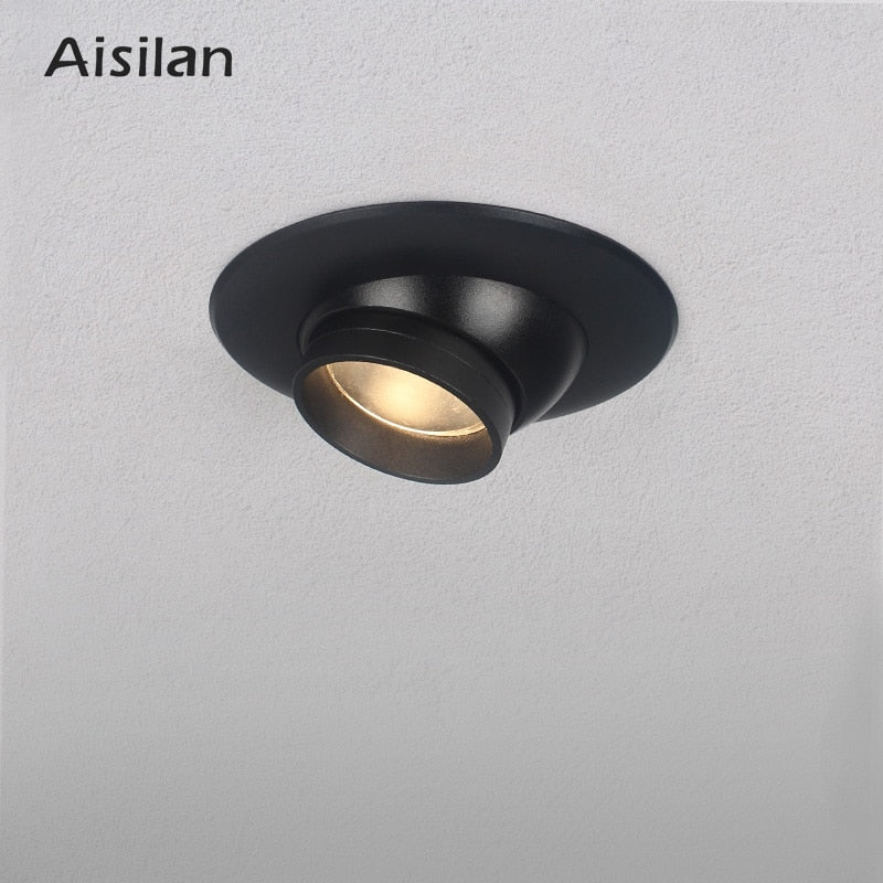 Aisilan Zoom Mini Spot light Focos Led Recessed LED Downlight Adjustable Built-in led Spot it Encastrable AC90-260V
