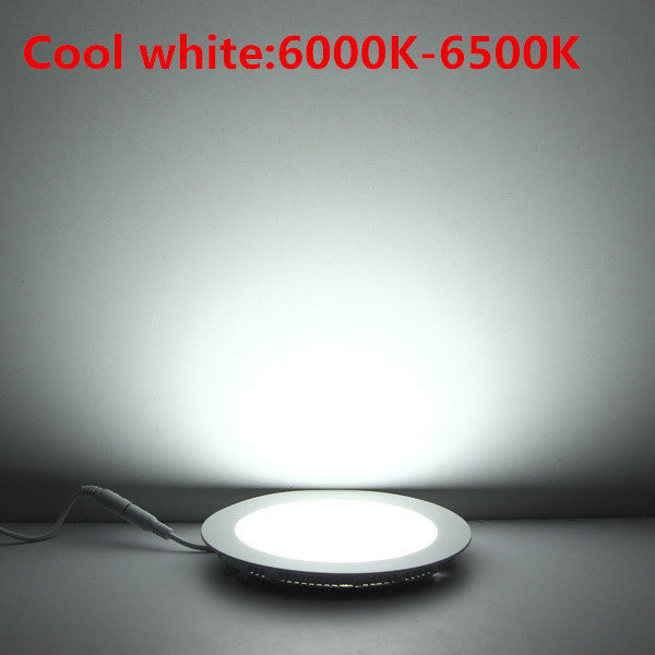 Ultra thin design 25W LED ceiling recessed grid downlight / round or square panel light 225mm