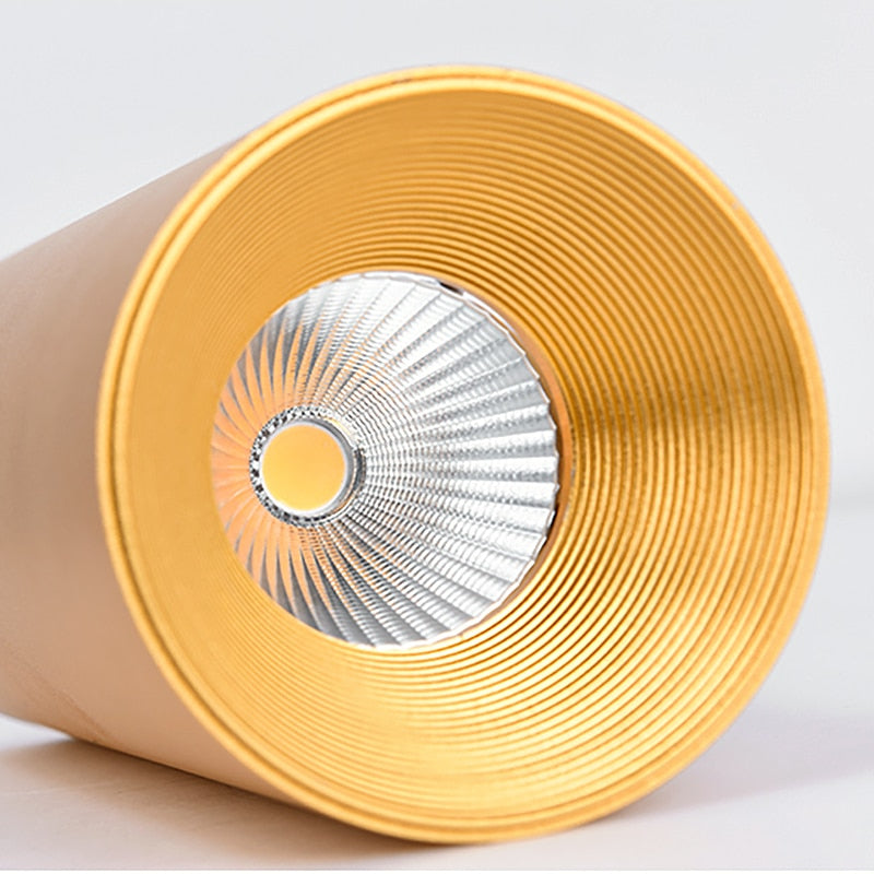 LED Downlights Surface Mounted Tube Ceiling Lamp 7W 12W COB Spotlight Downlighters 110V 220V Light Fixtures