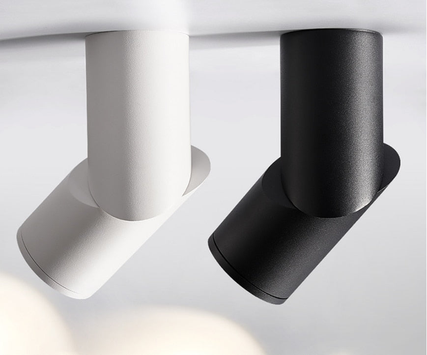 Dimmable Rotating LED Downlights 10W/15W/20W COB LED Ceiling Spot Lights AC110-220V LED Wall Lamp Warm Cold White Indoor Lighting