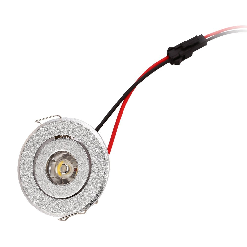 LED Downlights 10pcs/lot 1W 3W mini Led spot light Downlight cabinet lights Hole size 40-45mm 110-270LM with LED Driver