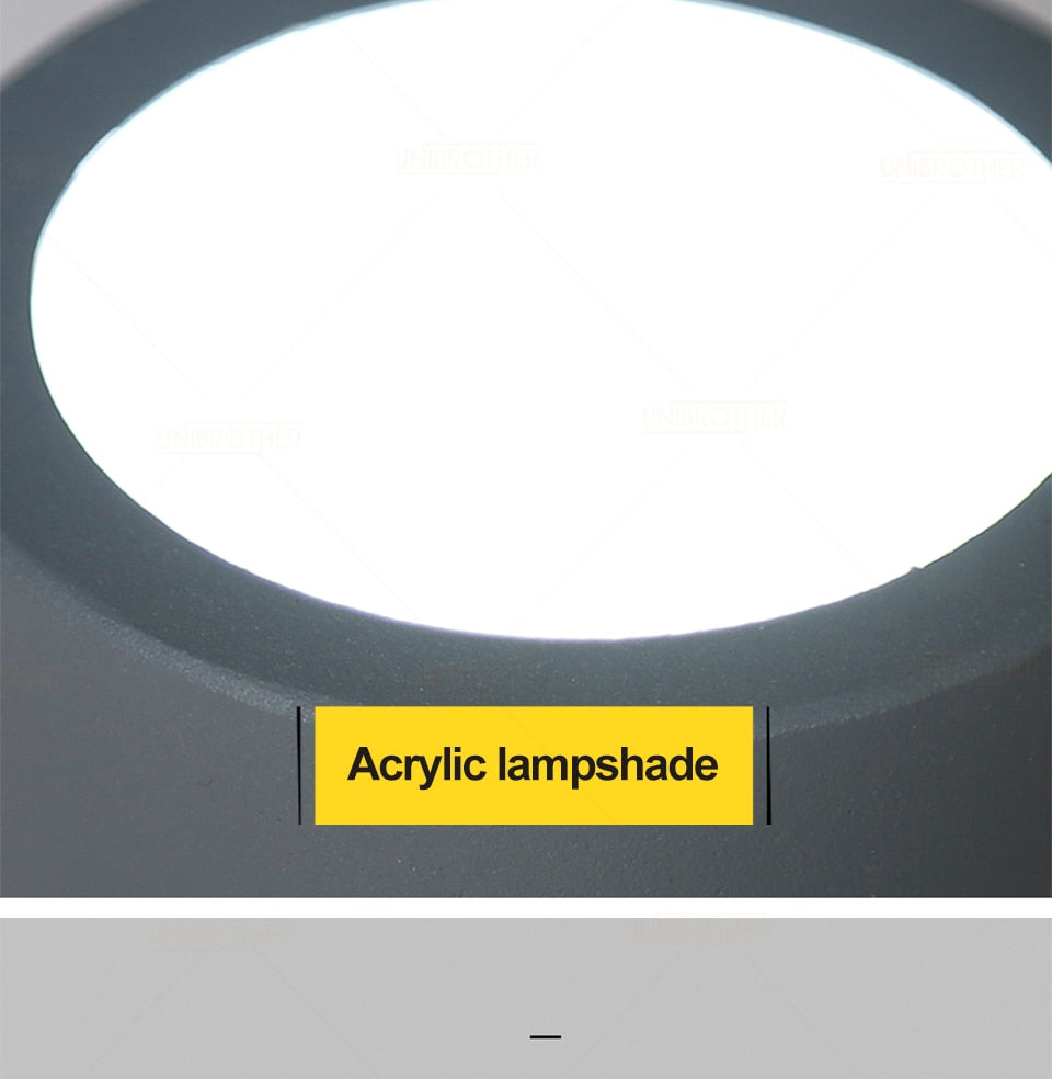 LED Downlight Wood Ceiling Lamp Surface Mounted 5w Lamps Lighting Fixtures living Room Down lights Simple Nordic Iron for Aisle