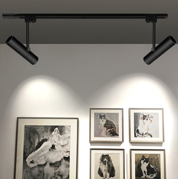 Dimmable Spot light Led downlights 7w 12w Background Lamp LED COB Track Light surface mounted LED COB ceiling Indoor Lighting