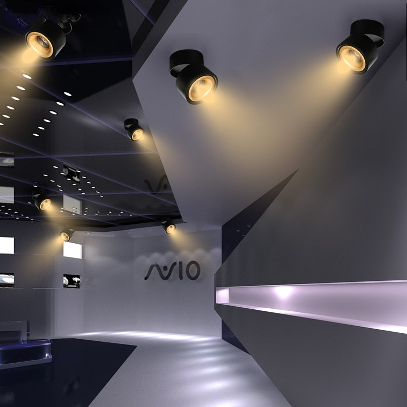 LED downlight ceiling spotlight 7w 12w 15w ceiling light for kitchen, living room, bathroom surface installation