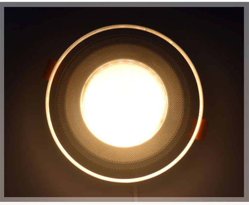 LED 4 pcs Light guide LED Downlight 3W 5W 7W 9W 12W 15W 18W Acrylic Panel Lights Ceiling Recessed Lamps High Brightness