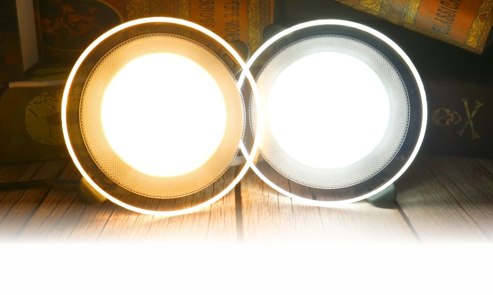 LED Downlight 10pcs/lot 6W LED Lamp 220V Spotlight Recessed Round Panel Light 3 Colors Changeable Indoor Lighting Downlight