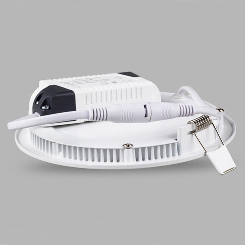 LED Panel Lights Ultra thin Recessed Downlight 6W 8W 15W 20W 110V 220V Square Round Panel lamp Ceiling Lamp White/Warm white