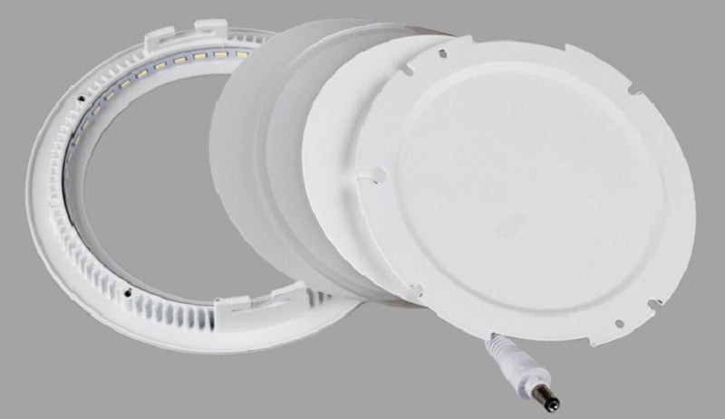 LED Panel Lights Ultra thin Recessed Downlight 6W 8W 15W 20W 110V 220V Square Round Panel lamp Ceiling Lamp White/Warm white