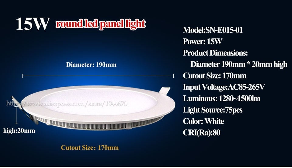 Ultra-Thin Milight Downlights Led Spot Light 3W 4W 6W 9W 12W 15W 18W AC85-265V Mini Led Spots 220V Dimmable 110V Round Lamp