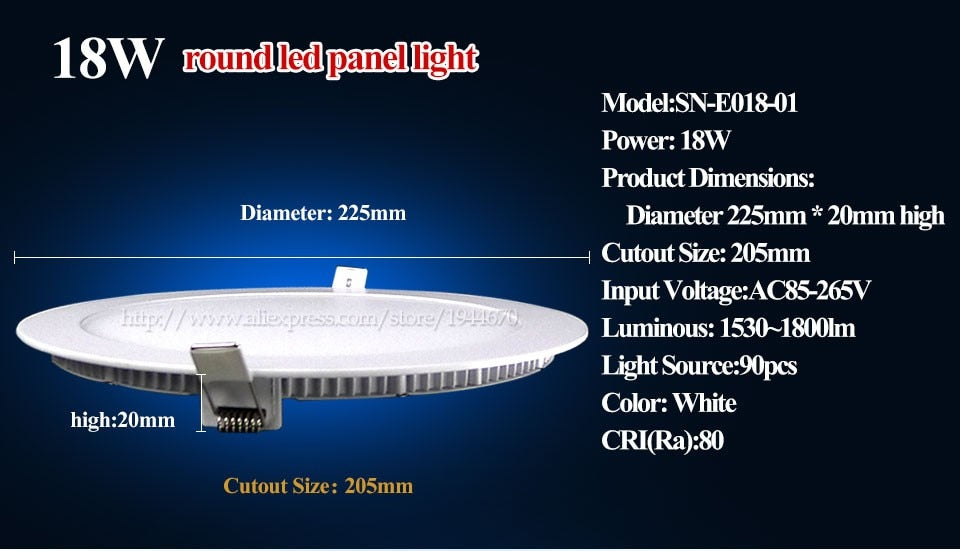 Ultra-Thin Milight Downlights Led Spot Light 3W 4W 6W 9W 12W 15W 18W AC85-265V Mini Led Spots 220V Dimmable 110V Round Lamp