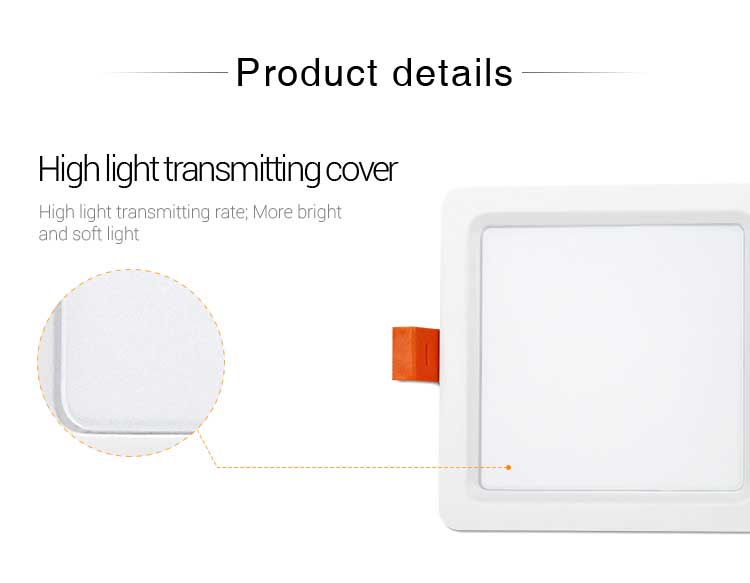 Milight 2.4G wireless remote panel control 9W RGB+CCT Square LED Downlight AC100~240V 50/60Hz use with smartphone APP wifi