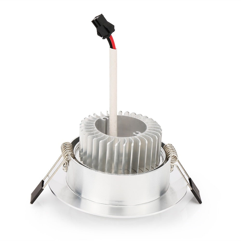 10pcs/lot 3W LED Downlight Spotlight Recessed Ceiling Lamps Dimmable Pendant Spot Light Led Lamp Cold White/Warm White 110V/220V