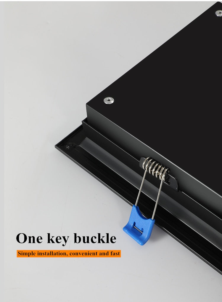 LED Downlight 1pcs Panel light Dimmable Recessed led downlight 12W 18W 24w 36w Square LED Spot light led ceiling lamp AC110V 220V