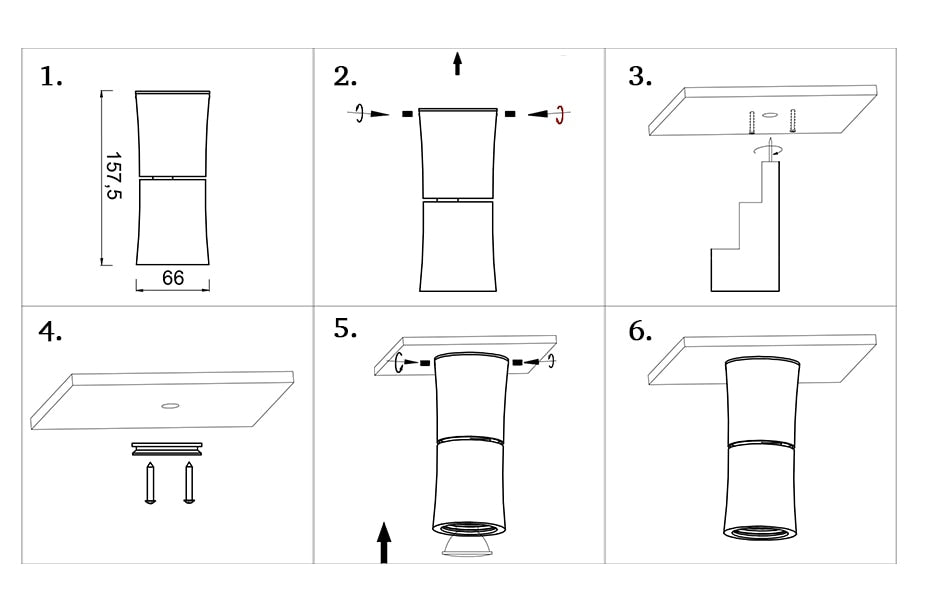 LED Ceiling Spotlight Surface Mounted Downlight 5W 7W 12W White/Black for Living Home Commercial Lighting New Design