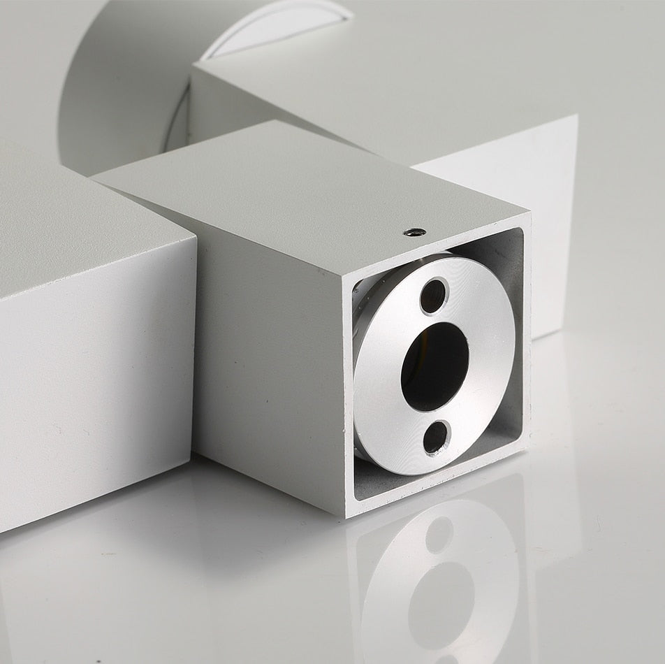 Surface Mounted Ceiling Downlight double spot LED lamps Replaceable GU10 Kitchen Living room Decor Square lamp Lighting for home