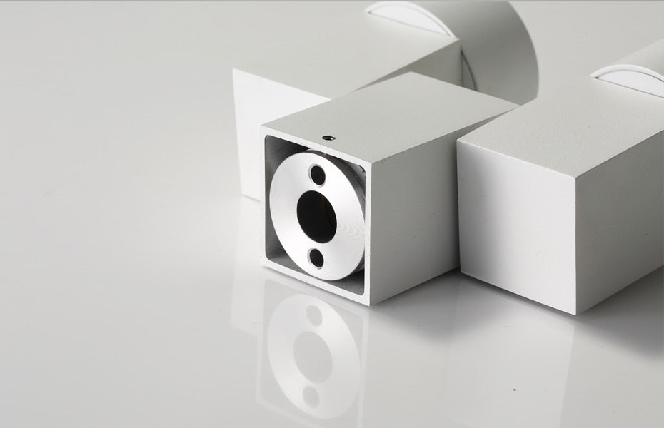 Surface Mounted Ceiling Downlight double spot LED lamps Replaceable GU10 Kitchen Living room Decor Square lamp Lighting for home