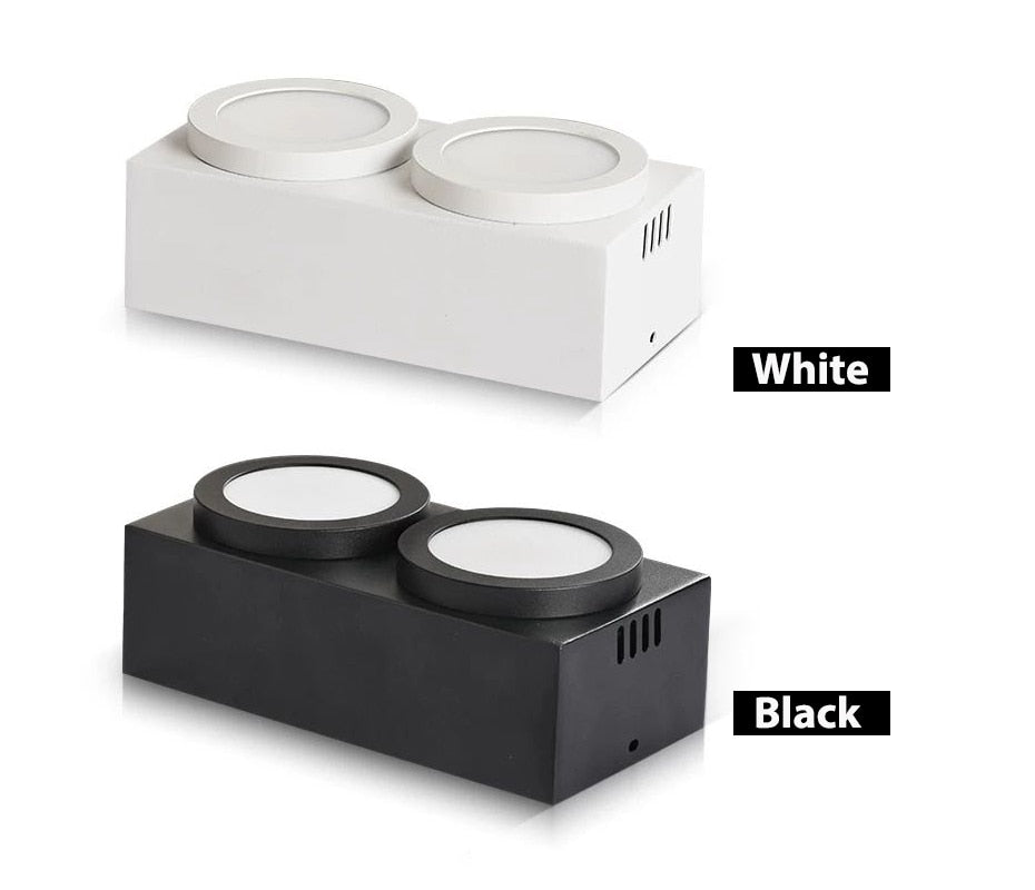 Square LED Wall Mounted Downlight COB Spot light Ceiling Lamp Surface Mounted Downlight decoration Ceiling Lamp 220V