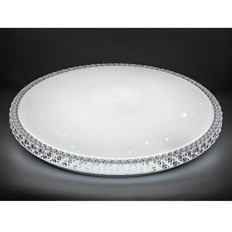 Led controlled downlight overhead Feron al5300 plate 60W 3000K-6500K White 440x77 brillant