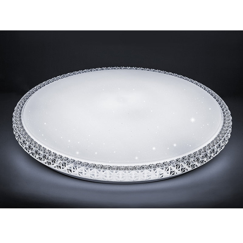 Led controlled downlight overhead Feron al5300 plate 60W 3000K-6500K White 440x77 brillant