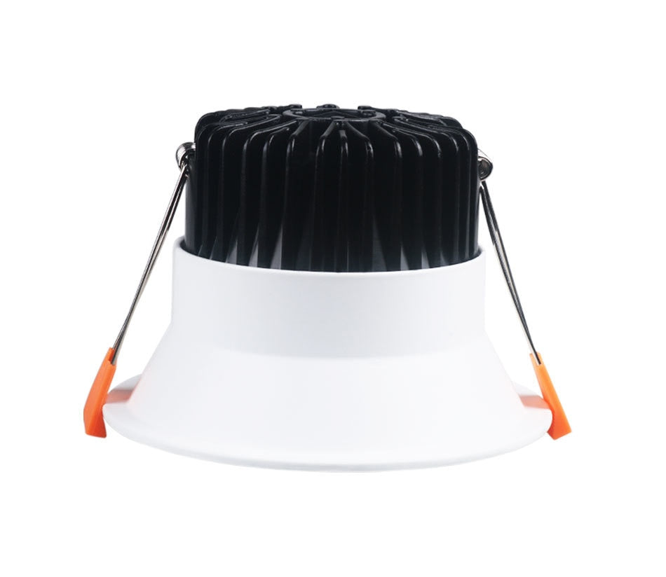 White Ceiling LED Recessed Downlight 7W 12W 18W Dimmable Spot Down Light Aluminum AC Kitchen Lamp COB Foyer Lighting Round Lamp