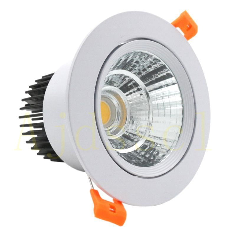Downlight LED Dimmable Lamp 3w 5w 7W 12w 15w 20w 30w 40w Cob Led Spot 220V/110V Ceiling Recessed round panel light