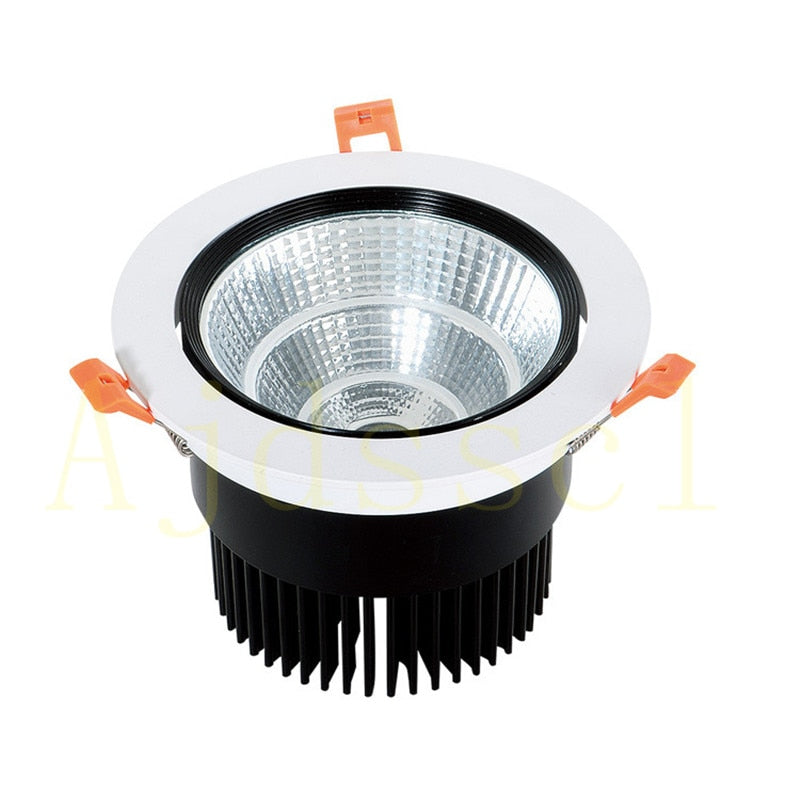 Downlight LED Dimmable Lamp 3w 5w 7W 12w 15w 20w 30w 40w Cob Led Spot 220V/110V Ceiling Recessed round panel light