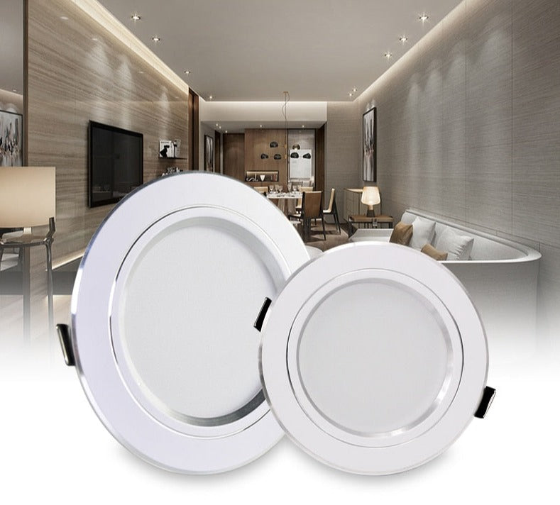 LED Downlight AC 220V 230V 240V White Body Ceiling light 5W 9W 12W 15W 18W Lampada Led spotlight for Bedroom room