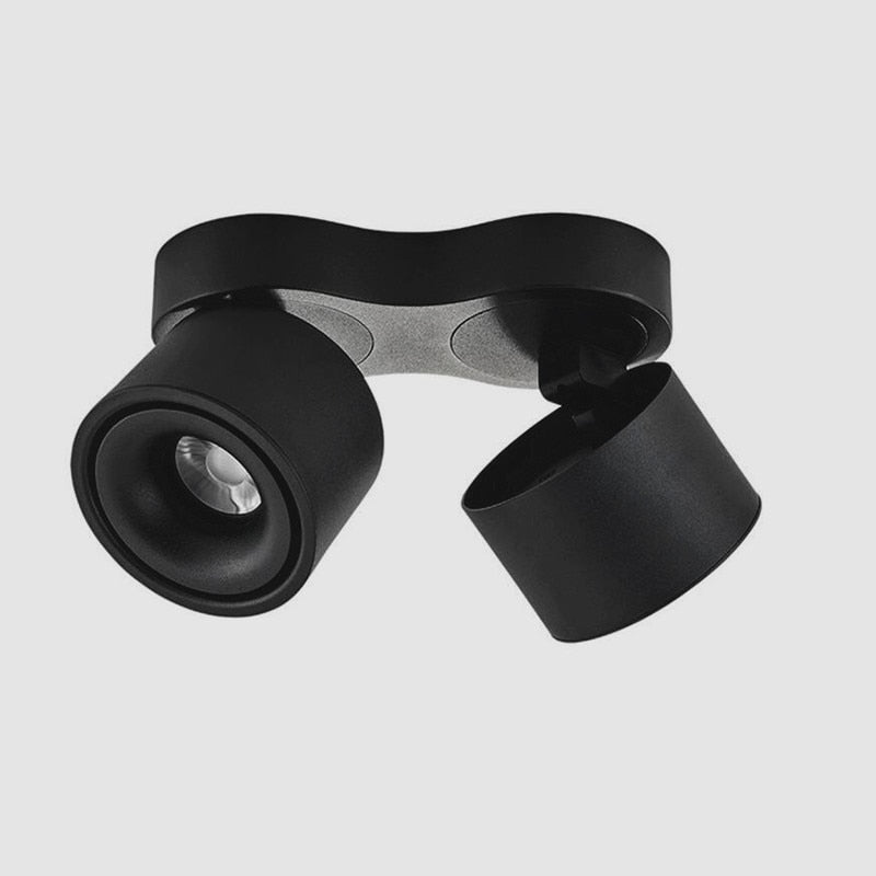 Dimmable Folding Rotating 360° LED Downlights 14W 20W 30W COB LED Ceiling Spot Lights AC85~265V LED Wall Lamps Indoor Lighting