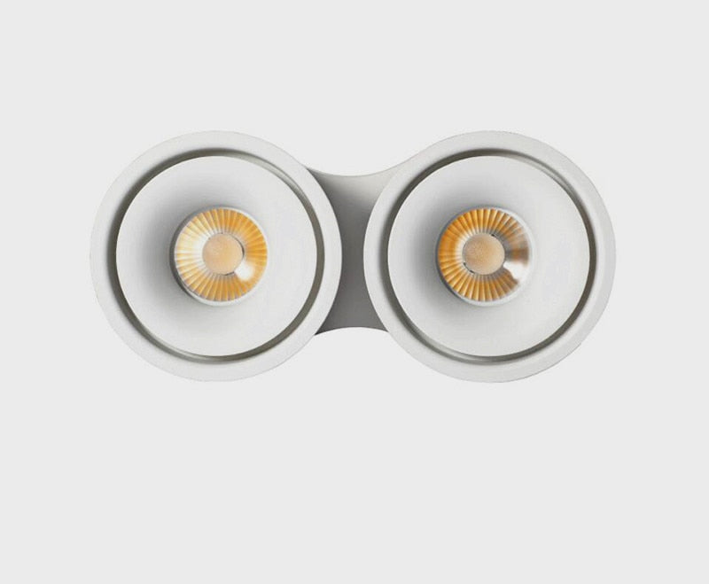 Dimmable Folding Rotating 360° LED Downlights 14W 20W 30W COB LED Ceiling Spot Lights AC85~265V LED Wall Lamps Indoor Lighting