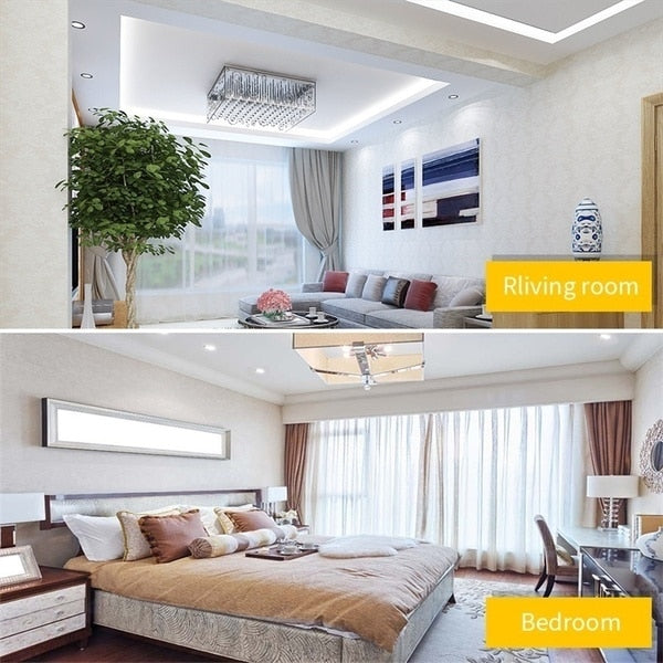 JUNEJOUR 10 PCS 3/5/7W 220-240V Dimmable LED Ceiling Downlight Recessed Cabinet Wall Spot Light Down Lamp Spot Light