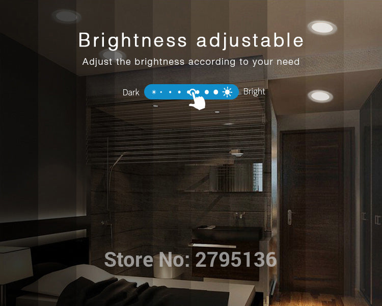 LED 6W RGB+CCT Waterproof led downlights IP54 110V 220v Moistureproof smart Led light recessed led ceiling for living room bathroom