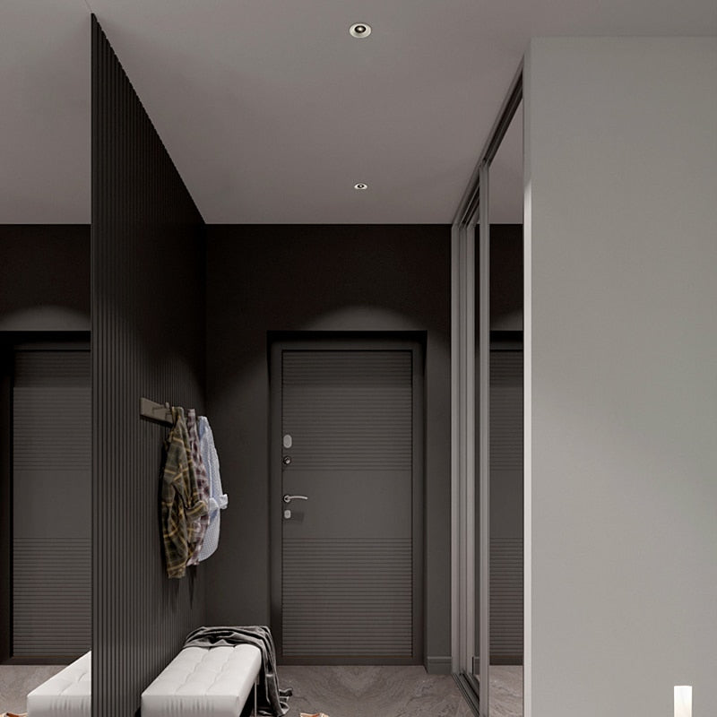 Aisilan LED Ultra-thin spot light honeycomb anti-glare downlight living room bedroom Aperture size 7.5CM hole light