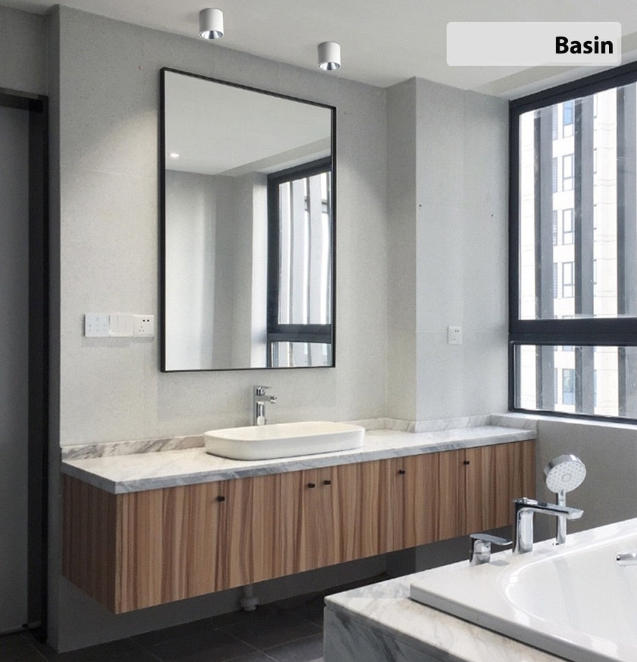 LED waterproof Ip65 COB Ceiling outdoor Surface Mounted 8W 12W 15W 20W 30W AC85-265V LED downlight Hotel villa home lighting